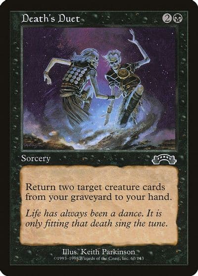 Deaths Duet Exodus Magic card
