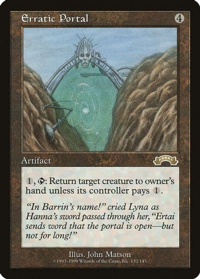 Erratic Portal Exodus Magic card