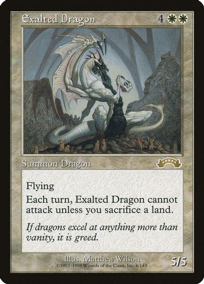Exalted Dragon Exodus Magic card