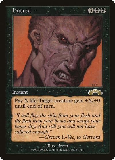 Hatred Exodus Magic card