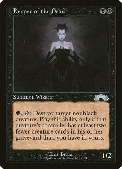 Keeper of the Dead Exodus Magic card