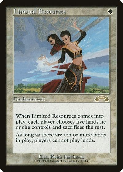 Limited Resources Exodus Magic card