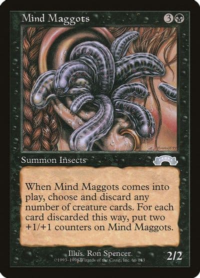Mind Maggots Exodus Magic card