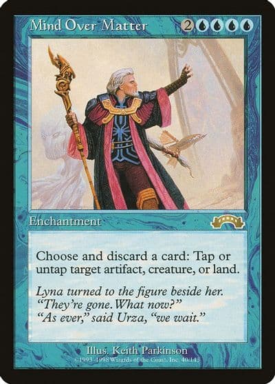 Mind Over Matter Exodus Magic card