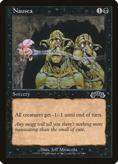 Nausea Exodus Magic card
