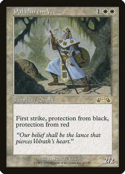 Paladin en Vec Exodus Magic card
