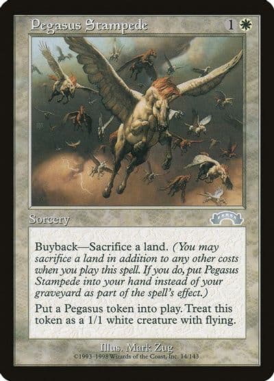 Pegasus Stampede Exodus Magic card