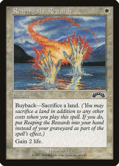 Reaping the Rewards Exodus Magic card