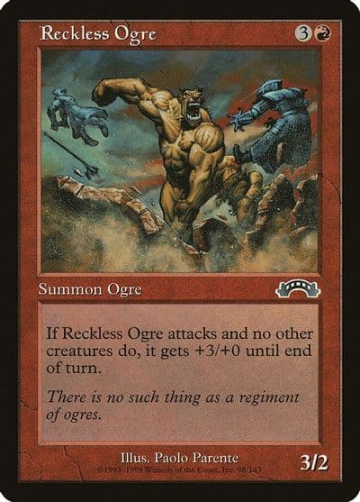 Reckless Ogre Exodus Magic card