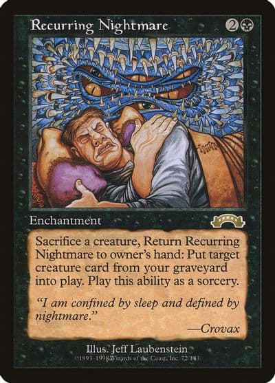 Recurring Nightmare Exodus Magic card