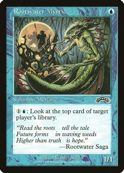 Rootwater Mystic Exodus Magic card