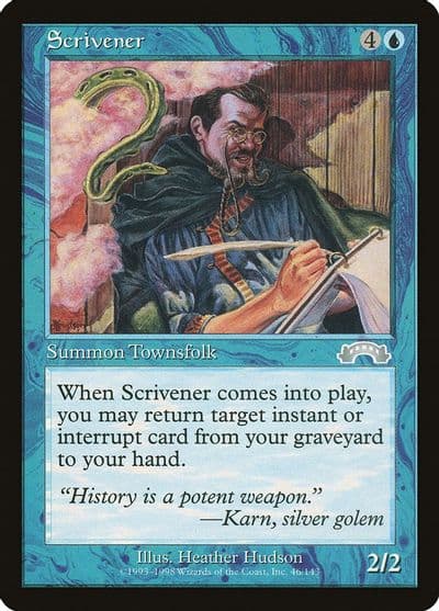 Scrivener Exodus Magic card