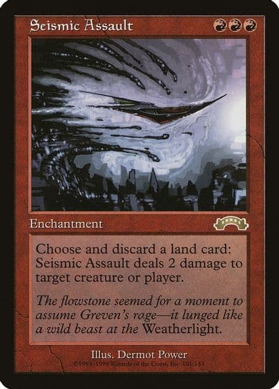 Seismic Assault Exodus Magic card