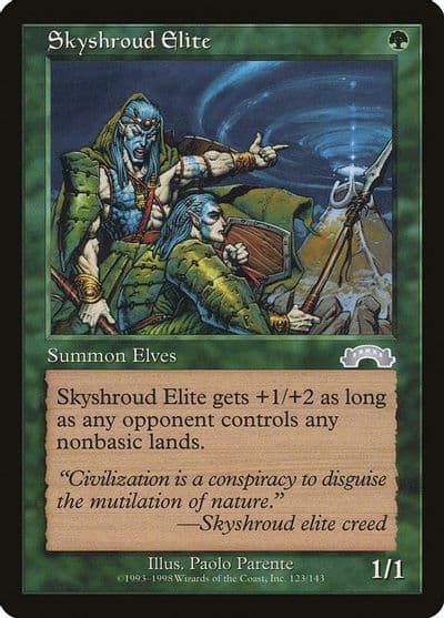 Skyshroud Elite Exodus Magic card