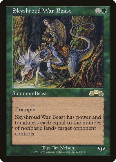 Skyshroud War Beast Exodus Magic card