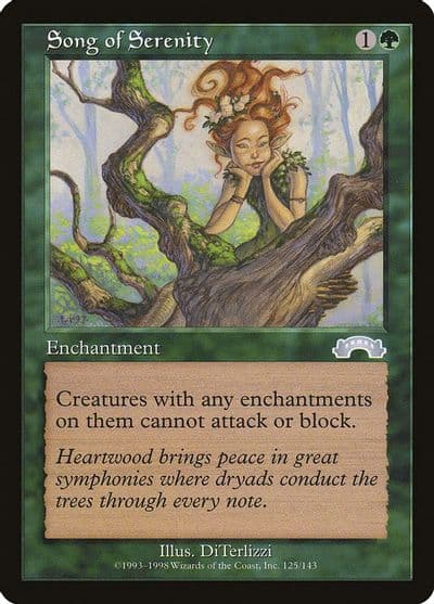 Song of Serenity Exodus Magic card