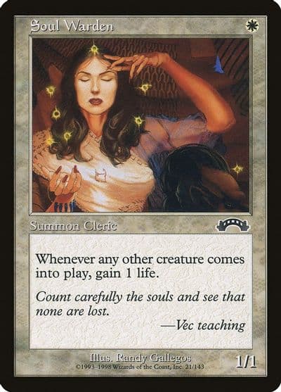 Soul Warden Exodus Magic card