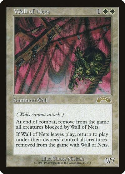 Wall of Nets Exodus Magic card