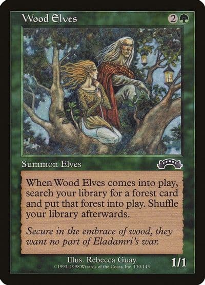 Wood Elves Exodus Magic card