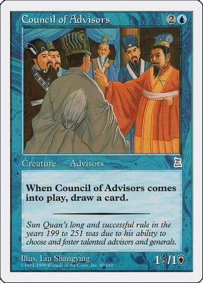 Council of Advisors Portal Three Kingdoms Magic card