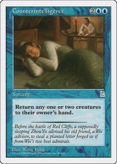 Counterintelligence Portal Three Kingdoms Magic card