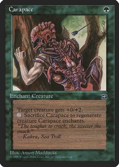 Carapace Homelands Magic card