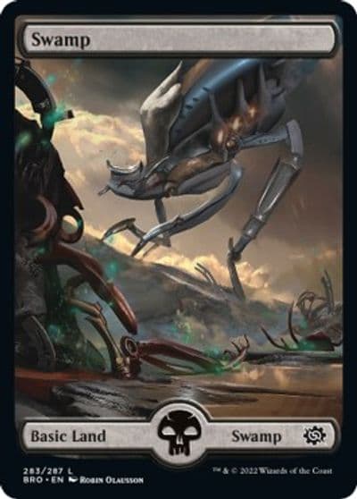 Swamp 283 Full Art The Brothers' War Magic card
