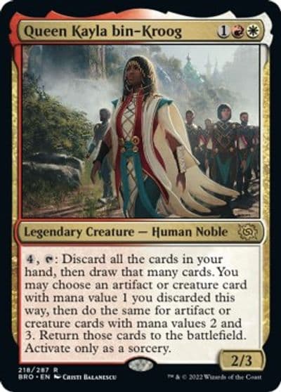 Queen Kayla bin Kroog The Brothers' War Magic card