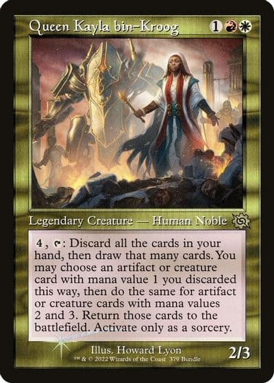 Queen Kayla bin Kroog Retro Frame BRO Bundle Unique and Miscellaneous Promos Magic card