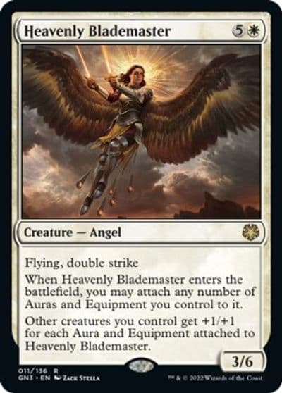 Heavenly Blademaster Magic Game Night: Free-For-All Magic card