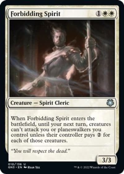 Forbidding Spirit Magic Game Night: Free-For-All Magic card