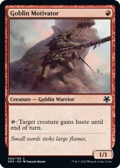 Goblin Motivator Magic Game Night: Free-For-All Magic card