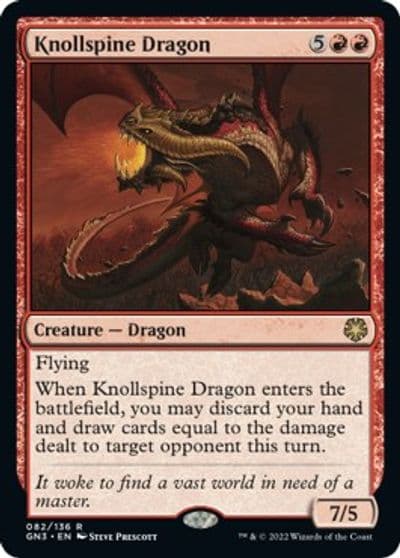 Knollspine Dragon Magic Game Night: Free-For-All Magic card