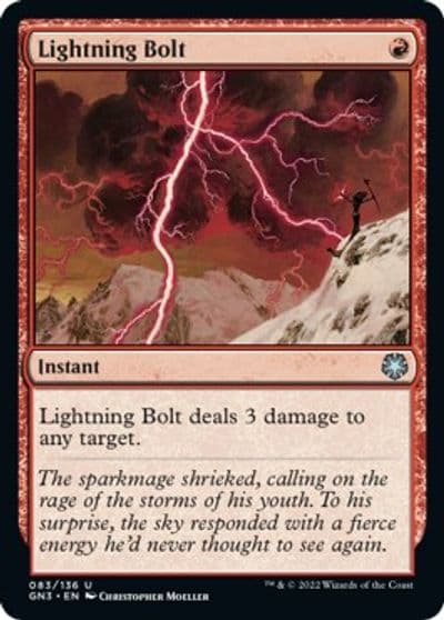 Lightning Bolt Magic Game Night: Free-For-All Magic card