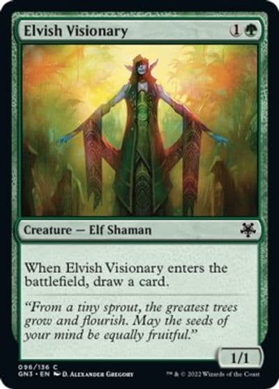Elvish Visionary Magic Game Night: Free-For-All Magic card