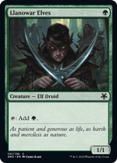 Llanowar Elves Magic Game Night: Free-For-All Magic card