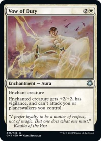 Vow of Duty Magic Game Night: Free-For-All Magic card
