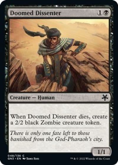 Doomed Dissenter Magic Game Night: Free-For-All Magic card
