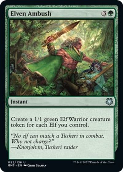 Elven Ambush Magic Game Night: Free-For-All Magic card