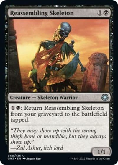 Reassembling Skeleton Magic Game Night: Free-For-All Magic card