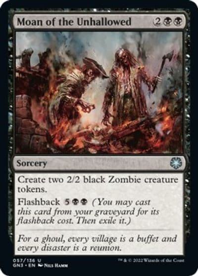 Moan of the Unhallowed Magic Game Night: Free-For-All Magic card