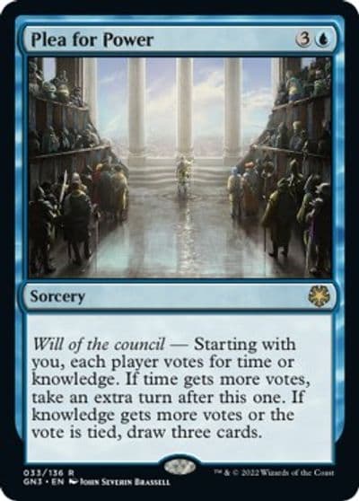 Plea for Power Magic Game Night: Free-For-All Magic card