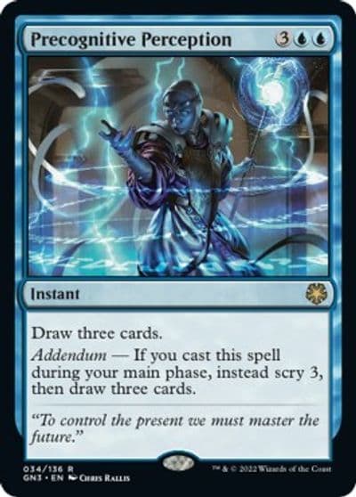 Precognitive Perception Magic Game Night: Free-For-All Magic card