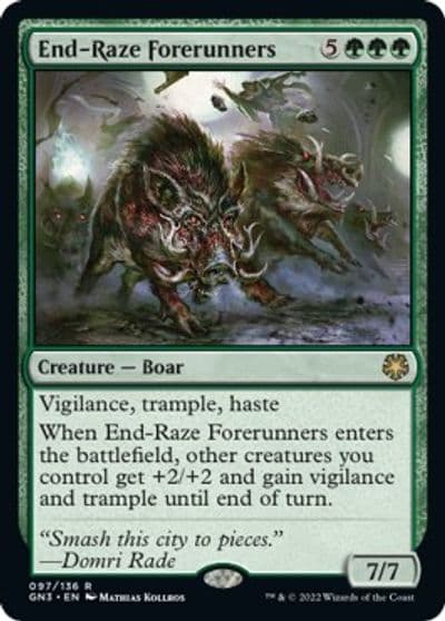 End Raze Forerunners Magic Game Night: Free-For-All Magic card
