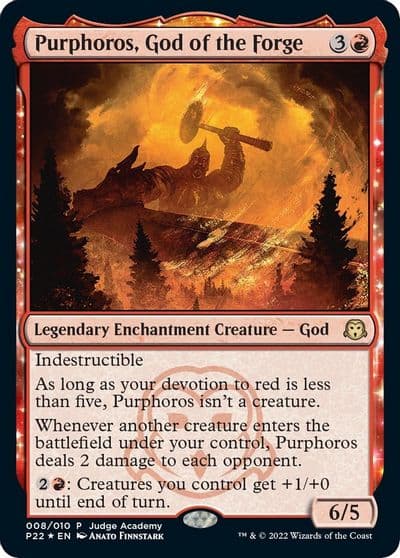 Purphoros God of the Forge Judge Promos Magic card