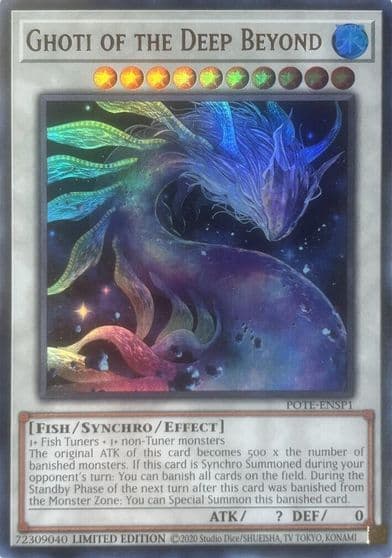 Ghoti of the Deep Beyond POTE ENSP1 Power of the Elements Yu-Gi-Oh! card