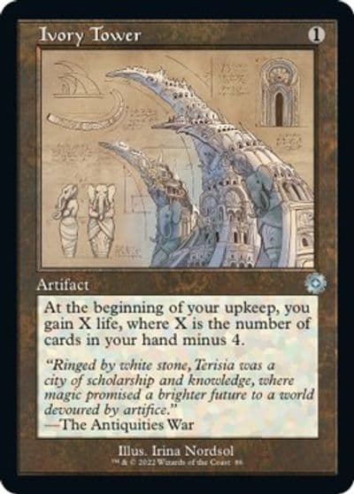 Ivory Tower Schematic The Brothers' War: Retro Frame Artifacts Magic card