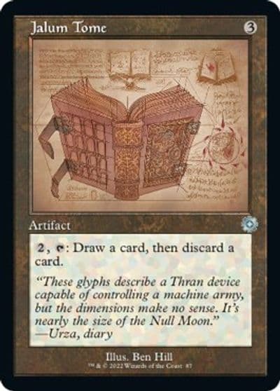 Jalum Tome Schematic The Brothers' War: Retro Frame Artifacts Magic card