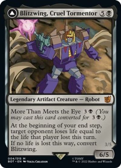 Blitzwing Cruel Tormentor Universes Beyond: Transformers Magic card