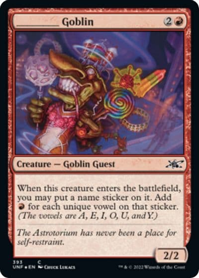 _____ Goblin Galaxy Foil Unfinity Magic card